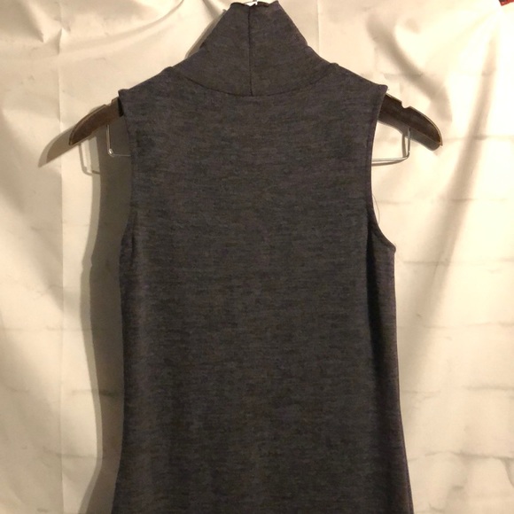 French Connection Gray Sleeveless Sweater Dress S - Picture 5 of 6